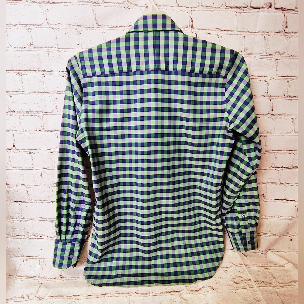 Twillory Gingham Plaid Performance Button Down 15… - image 2